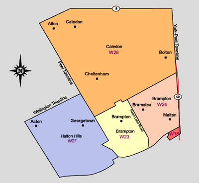 Brampton Ontario Real Estate Areas Covered
